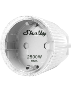 Shelly Адаптер Smart за контакт 1х Шуко 12A с мерител Shelly Plug S - 262061 /до изчерпване/ - Цена | LEDs4economy