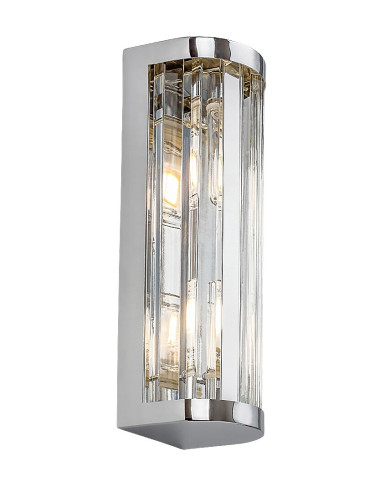 RABALUX Sybil, indoor wall lamp, chrome metal lamp with 