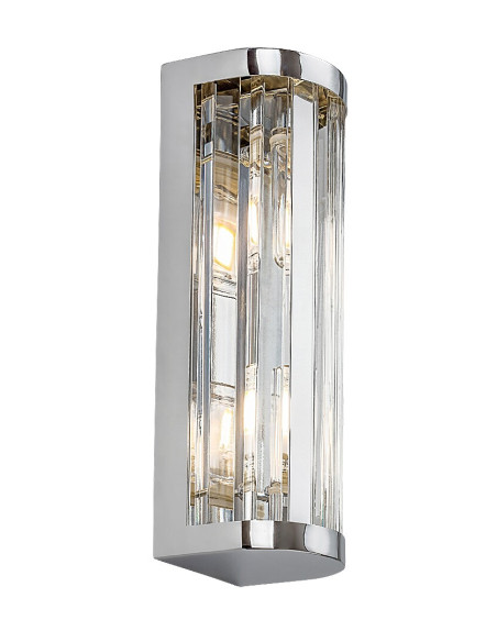 RABALUX Sybil, indoor wall lamp, chrome metal lamp with 