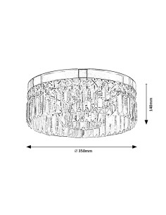 Rabalux Sybil Осветление за баня IP44 G9 6x MAX 28W K 75036 - Цена | LEDs4economy 2