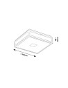 Rabalux Zoya Осветление за баня IP44 LED 18W 4000 75032 - 8