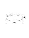 Rabalux Paulos Плафон IP20 LED 24W 4000 71072 - 3