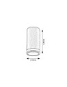Rabalux Senobia Плафон IP20 GU10 1x MAX 35W K 73030 - 4