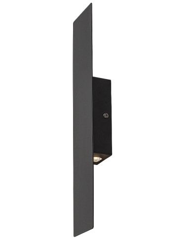 RABALUX Ampel, indoor black metal wall lamp, 6W, with shade: 