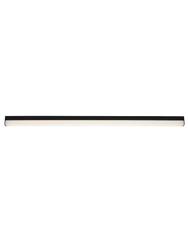 RABALUX Band2, indoor cabinet light, black aluminium lamp with 