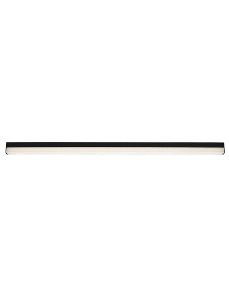 RABALUX Band2, indoor cabinet light, black aluminium lamp with 