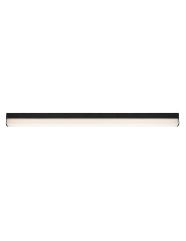 RABALUX Band2, indoor cabinet light, black aluminium lamp with 