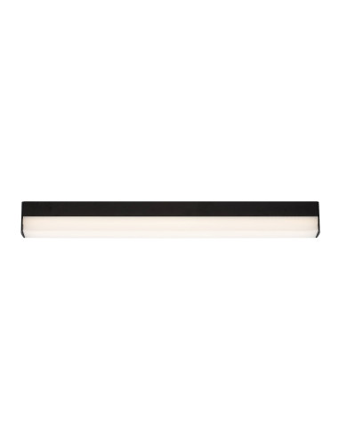 RABALUX Band2, indoor cabinet light, black aluminium lamp with 