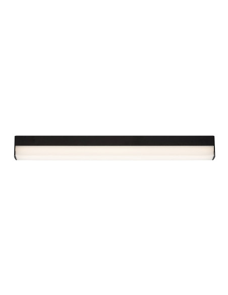 RABALUX Band2, indoor cabinet light, black aluminium lamp with 