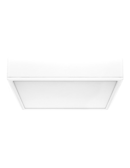 RABALUX Lauri, indoor square white plastic surface mounted lamp,