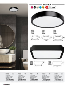 Rabalux Samira Вградени и повърхностно монтирани лампи IP44 LED 48W 4000 71254 - Цена | LEDs4economy 2