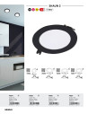 Rabalux Shaun2 Вградени и повърхностно монтирани лампи IP20 LED 12W 3000K 71226 - 5