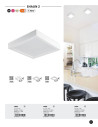 Rabalux Shaun2 Вградени и повърхностно монтирани лампи IP20 LED 7W 4000K 71195 - 6
