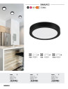 Rabalux Shaun2 Вградени и повърхностно монтирани лампи IP20 LED 24W 4000K 71200 - 6