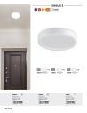 Rabalux Shaun2 Вградени и повърхностно монтирани лампи IP20 LED 24W 3000K 71206 - 5