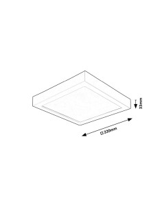 Rabalux Shaun2 Вградени и повърхностно монтирани лампи IP20 LED 24W 3000K 71209 - Цена | LEDs4economy 2