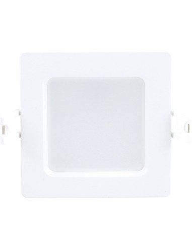 RABALUX Shaun2, indoor square white plastic recessed lamp, 3W, 