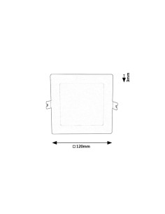 Rabalux Shaun2 Вградени и повърхностно монтирани лампи IP20 LED 6W 3000K 71221 - Цена | LEDs4economy 2