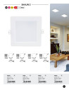 Rabalux Shaun2 Вградени и повърхностно монтирани лампи IP20 LED 12W 3000K 71222 - 5