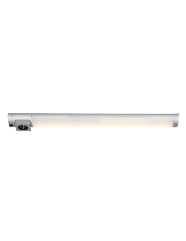 RABALUX Soft2, indoor cabinet light, silver aluminium lamp 