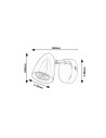 Rabalux Perico Аплик IP20 GU10 1X MAX 5W K 73015 - 4