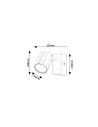 Rabalux Rogelio Аплик IP20 GU10 1X MAX 5W K 73023 - 4