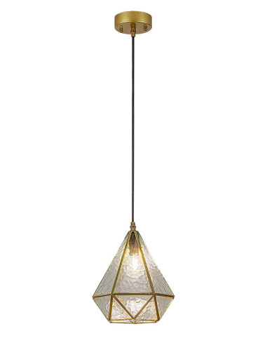 RABALUX Norah, indoor pendant lamp, gold metal lamp with 