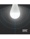 V-tac LED Крушка - 15W E27 A65 Термо Пластик 3000K 214453 - 5