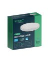 V-TAC 18W LED Плафон SAMSUNG Чип 3000 Кръг Бяла Рамка IP44 - 76151-24 - 3