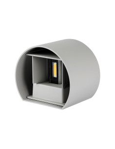 V-TAC 6W Аплик Сиво Тяло Кръг IP65 4000K - 217092 - Цена | LEDs4economy 2