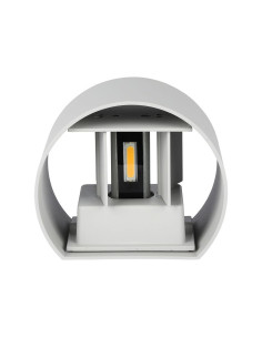 V-TAC 6W Аплик Сиво Тяло Кръг IP65 4000K - 217092 - Цена | LEDs4economy