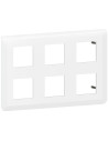 Legrand Лицева рамка 2x3x2 мод. цвят бял Mosaic NEW - 078832L - Цена | LEDs4economy