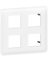 Legrand Лицева рамка 2x2х2 мод. цвят бял Mosaic NEW - 078838L - Цена | LEDs4economy