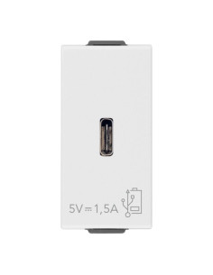 VIMAR 09292.C.25 USB-C Контакт Neve Up, 1M 25W, бял, - Цена | LEDs4economy