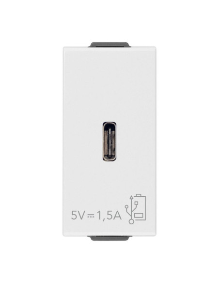 VIMAR 09292.C.25 C-USB розетка 25W бял  NEVE UP | Leds4e