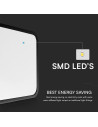 V-TAC 18W LED Плафон Сензор SAMSUNG Чип 4000 Квадрат Черна Рамка IP44 - 76721-24 - 8