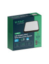 V-TAC 18W LED Плафон Сензор SAMSUNG Чип 4000 Квадрат Черна Рамка IP44 - 76721-24 - 9