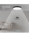 V-TAC 36W LED Плафон Сензор SAMSUNG Чип 4000 Квадрат Черна Рамка IP44 - 76711-24 - 8