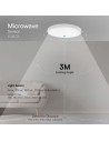 V-TAC 24W LED Плафон Сензор SAMSUNG Чип 3000 Кръг Бяла Рамка IP44 - 76621-24 - 7