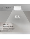 V-TAC 48W LED Плафон SAMSUNG Чип 6500 Квадрат Бяла Рамка IP44 - 76321-24 - 8