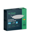 V-TAC 3W LED SAMSUNG Чип Backlit Панел Вграждане Кръг 4000K - 78561 - 4