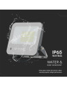 V-TAC 50W Floodlight RGB+W Черен С Контролер IP65 - 23463 - 8