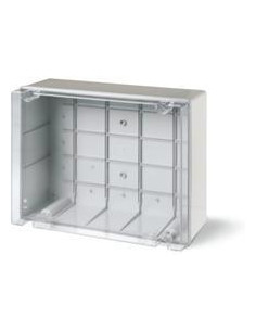 Scame Кутия 380х300х170мм IP56, UV,плътни стени, затваряне с винт на прозрачен капак, Scabox - 686.430 - Цена | LEDs4economy