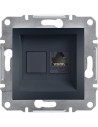 SE Розетка RJ45 UTP cat.6 цвят Антрацит Asfora - EPH4700171 - Цена | LEDs4economy