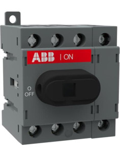 ABB Разединител OT16F4N2 16A 4P I-0 за DIN монтаж без ръкохватка - 1SCA104829R1001 - Цена | LEDs4economy