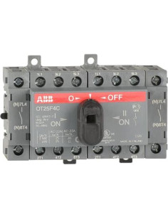 ABB Разединител OT25F4C 25A 4P I-0-II за DIN монтаж без ръкохватка - 1SCA104877R1001 - Цена | LEDs4economy