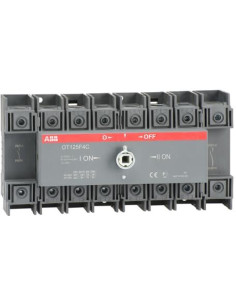 ABB Разединител OT125F4C 125A 4P I-0-II за DIN монтаж без ръкохватка АВВ - 1SCA105054R1001 - Цена | LEDs4economy
