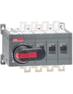 ABB Разединител OT160E04CP 160A 4P I-0-II с ръкохватка - 1SCA022775R9440 - Цена | LEDs4economy