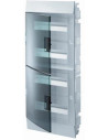 ABB Табло за скрит монтаж 4х12мод. Mistral41F с прозрачна врата и Н и РЕ клеми - 1SLM004101A1208 - Цена | LEDs4economy