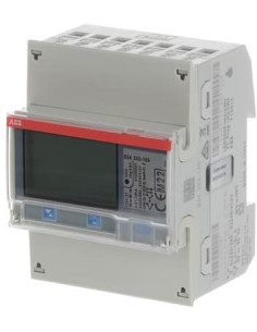 ABB Трифазен електромер за ИНДИРЕКТНО мерене на ел. енергия B24, Modbus, 4 тарифи, тов. график, за DIN монтаж 4 мод, MID - 2CMA 